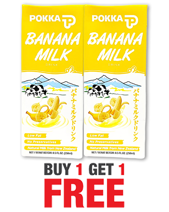 Pokka Banana Milk Drink Tetra Pack Ml Buy Get Free Cheers Online