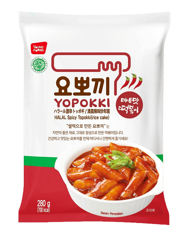 Yopokki Spicy Topokki (Rice Cake) 280G Yopokki Spicy Topokki (Rice Cake) 280G