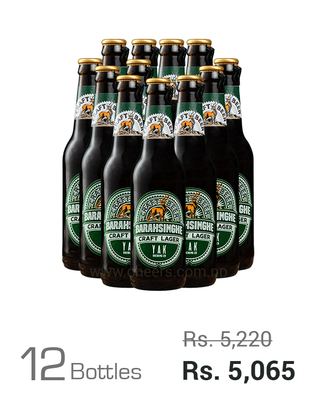 Barahsinghe Craft Lager 650ML x 12 Bottles