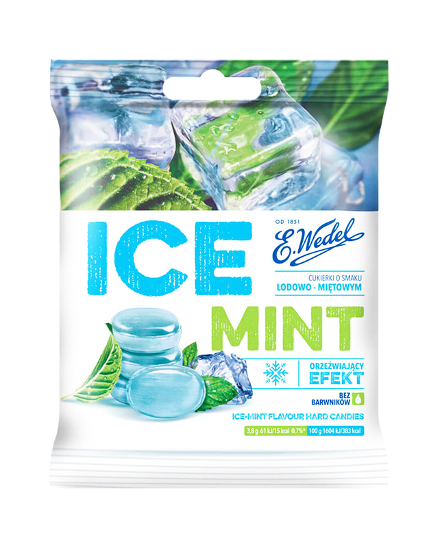 E. Wedel Cukierki Ice Mint 90G - Cheers Online Store Nepal