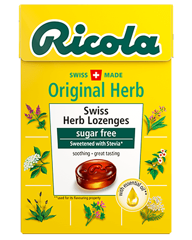 Ricola Herbal Lozenges no added sugar