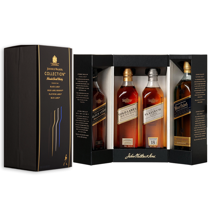 Johnnie Walker Black Label 12 Year Scotch Whiskey Gift Set | GotoLiquorStore