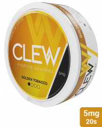 CLEW Nicotine Pouch Golden Tobacco 5mg