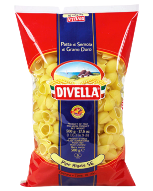 Divella Pasta 56-Pipe Rigate 500G
