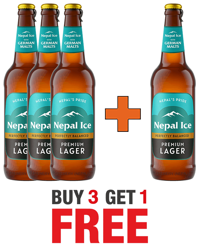 Nepal Ice Premium Lager Bottle 650ML Buy3 Get1 Free
