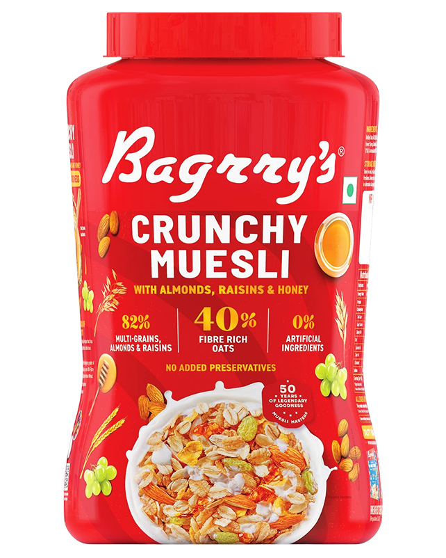 Bagrry's Crunchy Muesli 1KG Jar Bagrry's Crunchy Muesli 1KG Jar