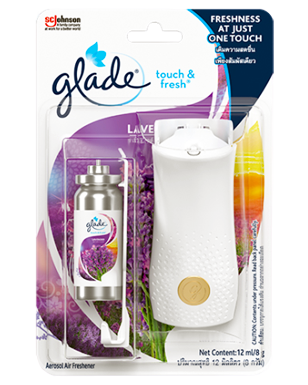 Pack Ambientador + Recambios GLADE One Touch Lavanda (11 ml - 4