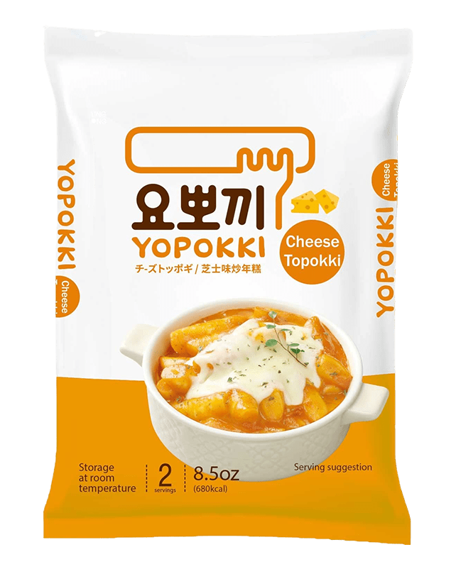 Yopokki Cheese Topokki (Rice Cake) 240G Yopokki Cheese Topokki (Rice Cake) 240G