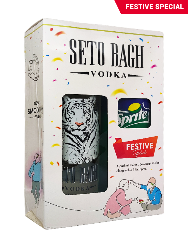 Seto Bagh Vodka 750ML + 1 Sprite 1L Free Seto Bagh Vodka 750ML + 1 Sprite 1L Free
