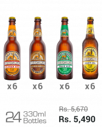 Barahsinghe Craft 330ML Assorted- Pilsner, Dunkelweizen, Pale Ale, Hazy IPA