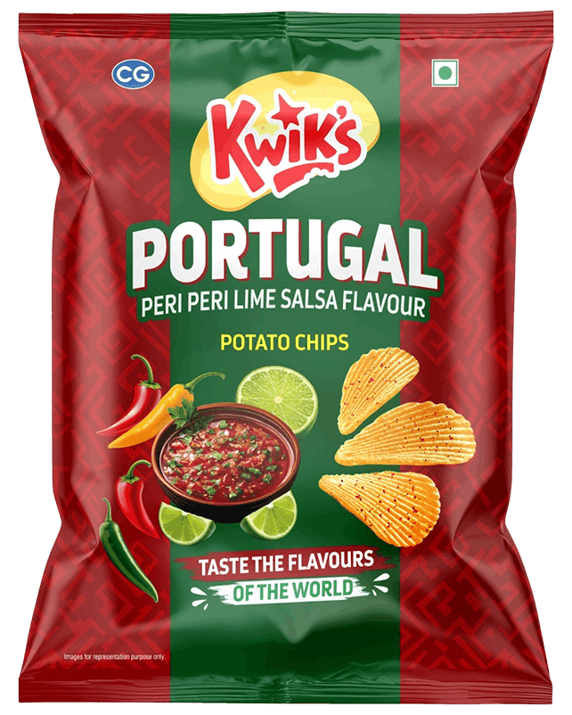 Kwik's Portugal Potato Chips 41G
