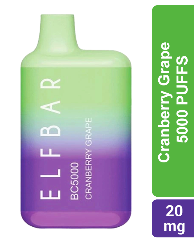 Elfbar BC5000 Cranberry Grape Disposable Vape 5000 Puffs Elfbar BC5000 Cranberry Grape Disposable Vape 5000 Puffs