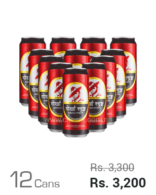 Gorkha Strong 500ML x 12 Cans Gorkha Strong 500ML x 12 Cans