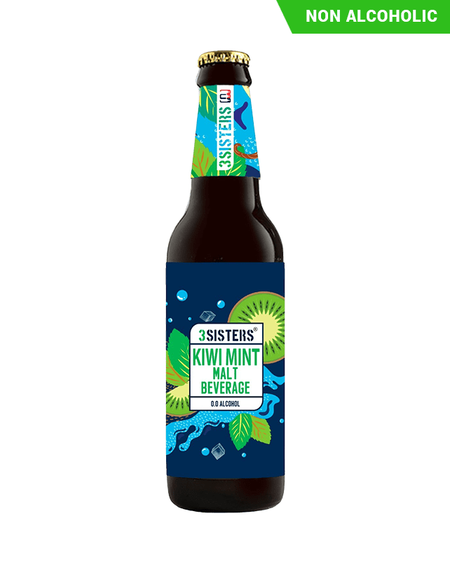 3 Sisters Kiwi Mint Malt Beverage 330ML