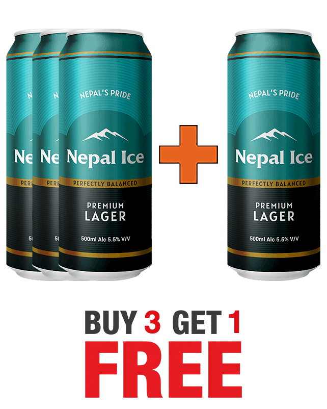 Nepal Ice Premium Lager Can 500ML Buy3 Get1 Free