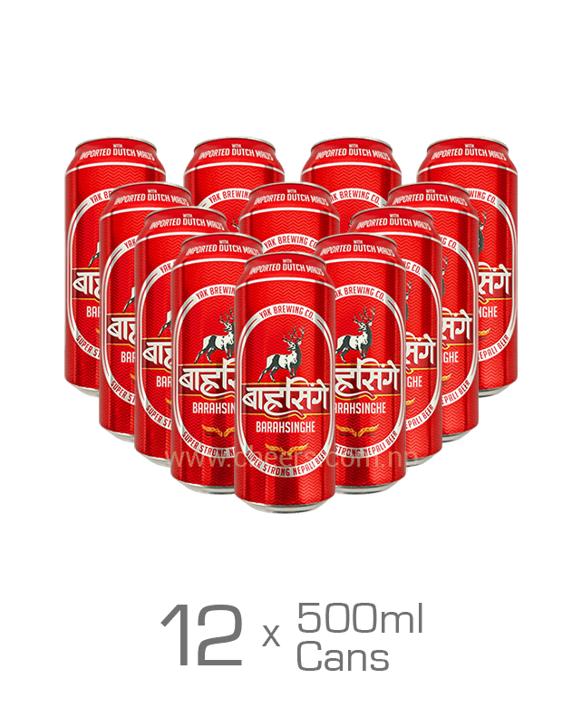 Barahsinghe Super Strong 500ML x 12 Cans