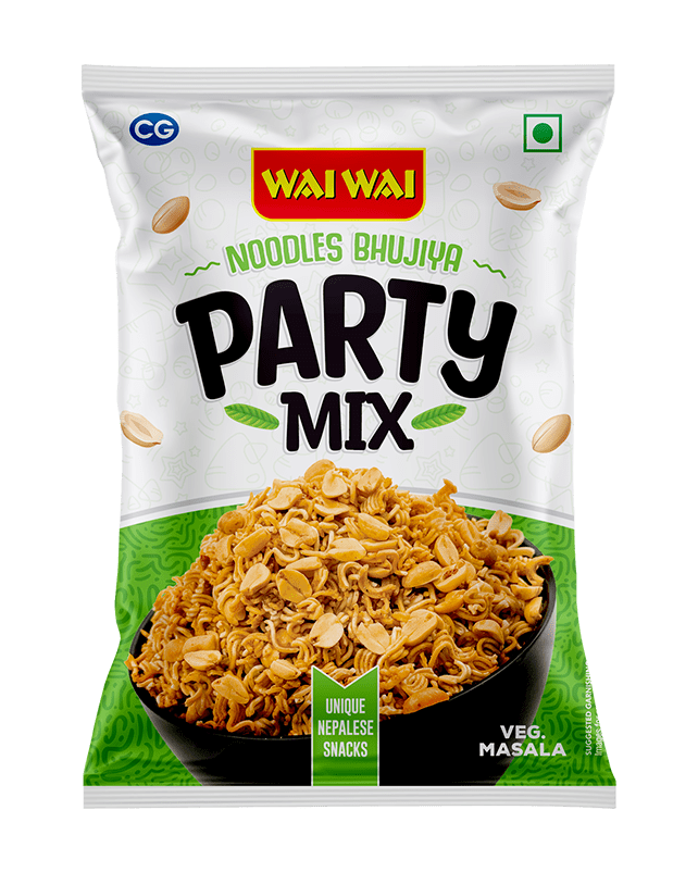 Wai Wai Party Mix Noodles Bhujiya Veg Masala 200G Wai Wai Party Mix Noodles Bhujiya Veg Masala 200G