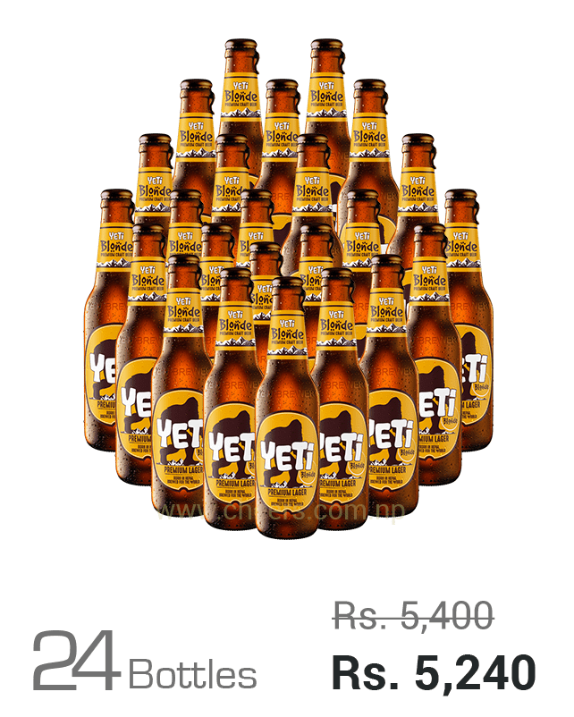 Yeti Blonde Premium Craft Lager 330ML x 24 Bottles Yeti Blonde Premium Craft Lager 330ML x 24 Bottles