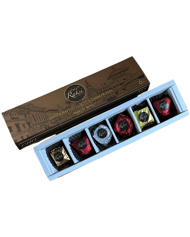 Choko Raksi Assorted Liqueur Chocolates 6's