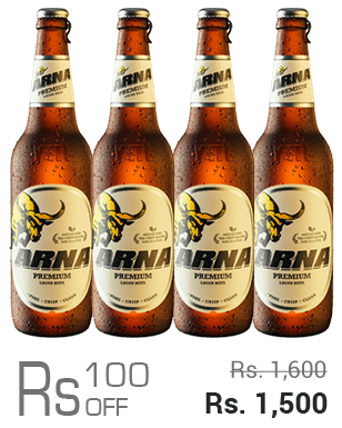 Arna Premium 650ML x 4 Bottles (Rs 100 OFF) Arna Premium 650ML x 4 Bottles (Rs 100 OFF)