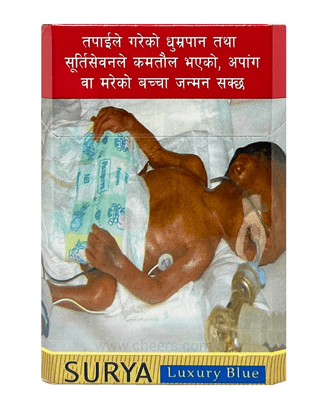 surya light cigarette price in nepal Surya Luxury Blue Lights 20's