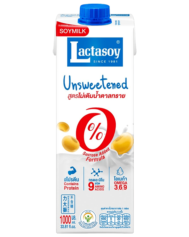 Lactasoy Unsweetened UHT Soymilk 1L Lactasoy Unsweetened UHT Soymilk 1L