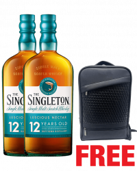 Singleton 12yrs 700ML x 2 Bottles + 1 Backpack Free