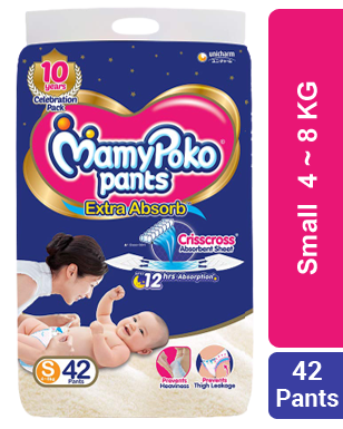Buy Mamypoko Pants Standard Diaper - Large, 9-14 Kg 34 pcs Pouch Online at  Best Price. of Rs 334 - bigbasket