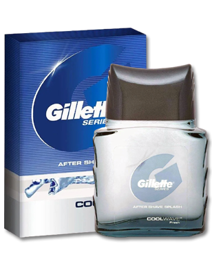 gillette series cool wave aftershave splash 100ml