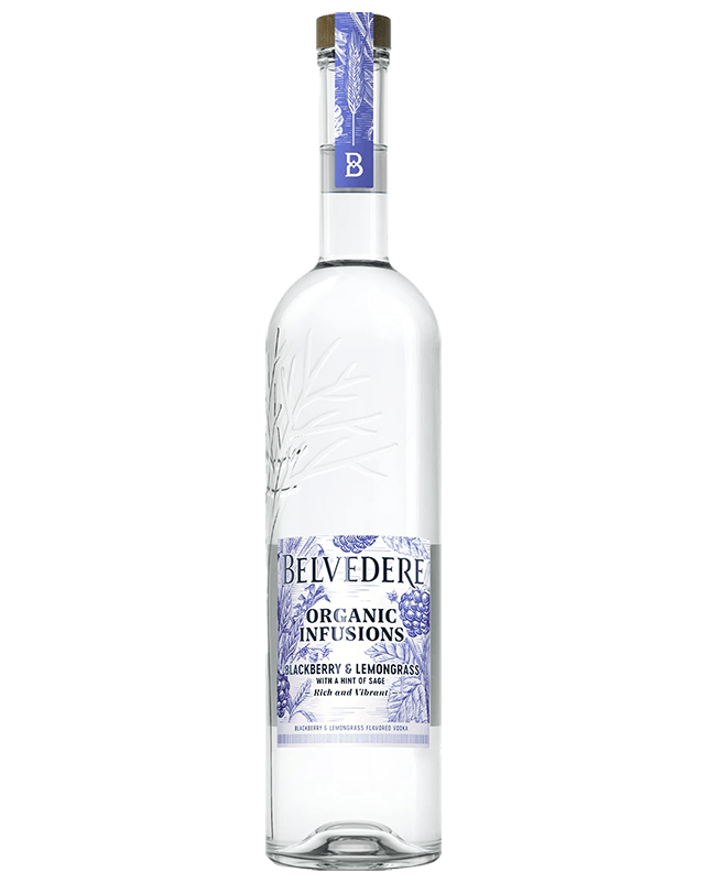 Belvedere Organic Infusions Blackberry & Lemongrass 1L