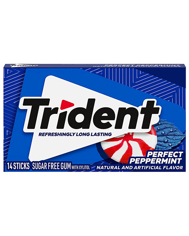Trident Peppermint Chewing Gum 14's Trident Peppermint Chewing Gum 14's