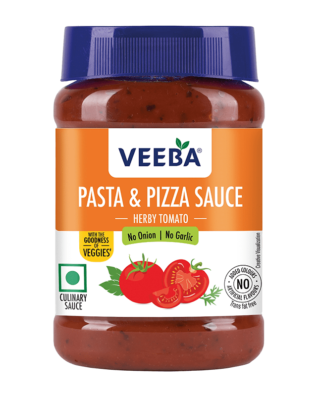 Veeba Pasta & Pizza Sauce Herby Tomato No Onion No Garlic 280G Veeba Pasta & Pizza Sauce Herby Tomato No Onion No Garlic 280G