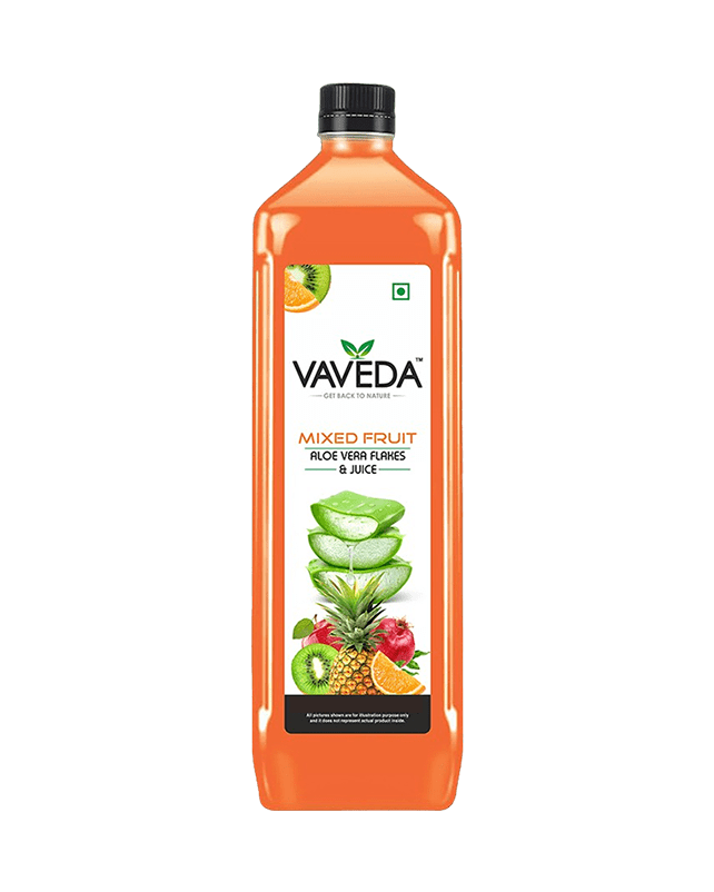 Vaveda Mixed Fruit Aloe Vera Flakes & Juice 200ML Vaveda Mixed Fruit Aloe Vera Flakes & Juice 200ML