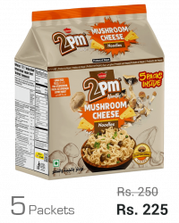 2PM Mushroom Cheese Noodles 100G x 5 Packets