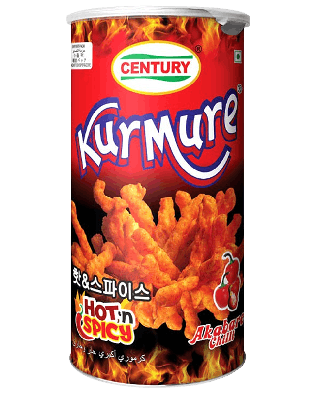 Century Kurmure Hot n Spicy Sticks 200G Can