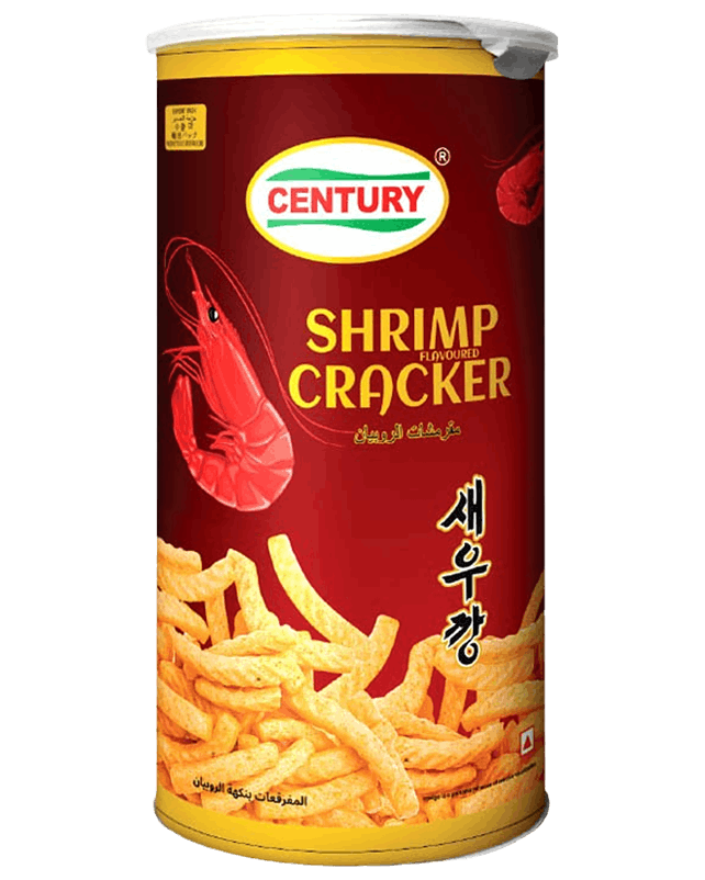 Century Shrimp Flavoured Cracker 120G Can