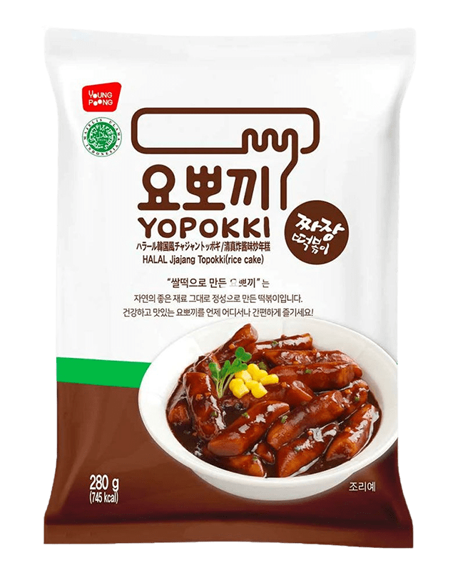 Yopokki Jjajang Topokki (Rice Cake) 280G Yopokki Jjajang Topokki (Rice Cake) 280G