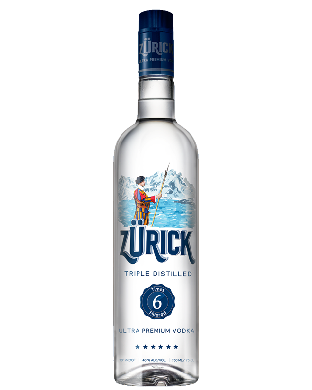 Zurick Vodka 750ML Zurick Vodka 750ML