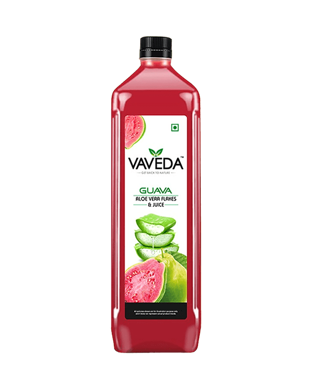 Vaveda Guava Aloe Vera Flakes & Juice 200ML Vaveda Guava Aloe Vera Flakes & Juice 200ML
