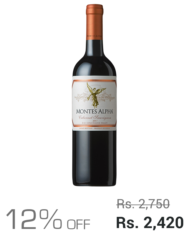 Montes Alpha Cabernet Sauvignon 750ML (12% OFF) Montes Alpha Cabernet Sauvignon 750ML (12% OFF)