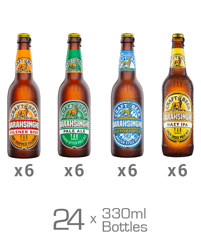 Barahsinghe Craft 330ML Assorted - Pilsner, Pale Ale, Yaktoberfest, Hazy IPA
