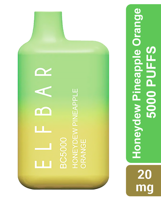 Elfbar BC5000 Honeydew Pineapple Orange Disposable Vape 5000 Puffs Elfbar BC5000 Honeydew Pineapple Orange Disposable Vape 5000 Puffs