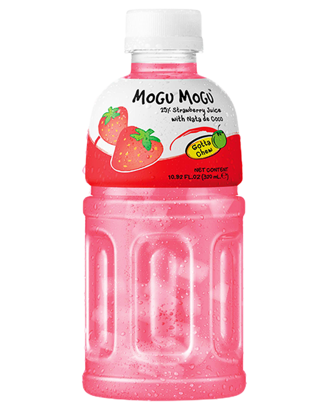 Mogu Mogu Strawberry Flavored Drink 320ML - Cheers Online Store Nepal