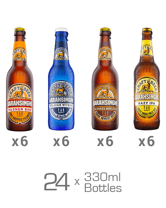 Barahsinghe Craft 330ML Assorted- Pilsner, Belgian, Dunkelweizen, Hazy IPA