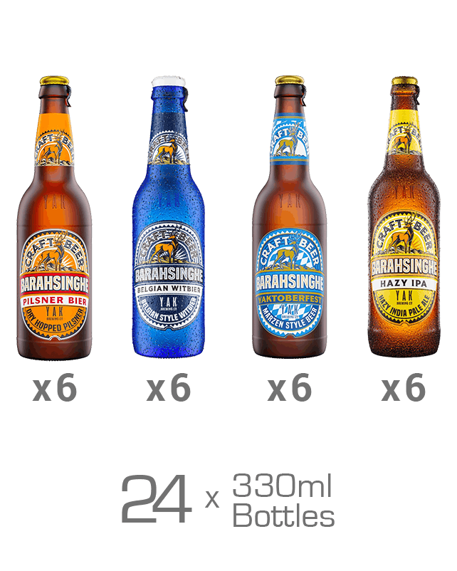Barahsinghe Craft 330ML Assorted- Pilsner, Belgian, Yaktoberfest, Hazy IPA