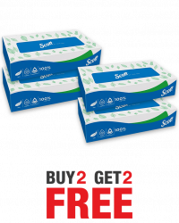 Kimberly Clark Scott Facial Tissues 2Ply 100 Pulls Buy2 Get2 - 51120A