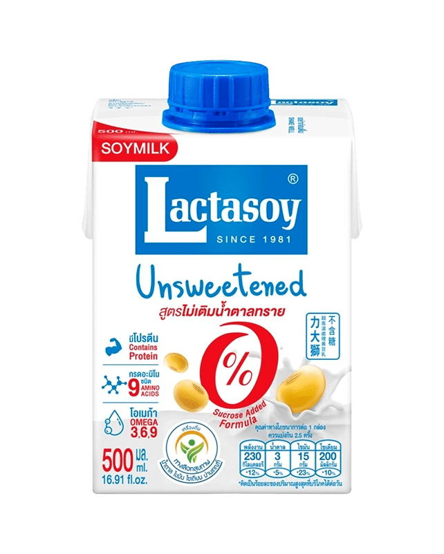 Lactasoy Unsweetened UHT Soymilk 500ML