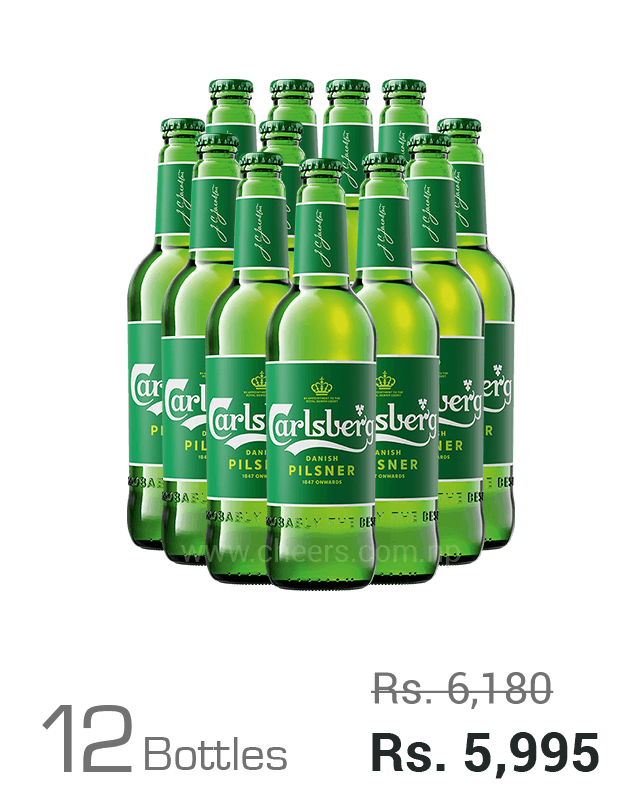 Carlsberg Danish Pilsner 650ML x 12 Bottles