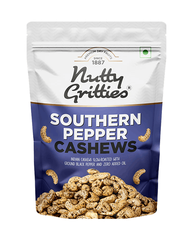 Nutty Gritties Southern Pepper Cashews 200G