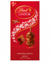 Lindt Lindor Singles Bar Milk 100G